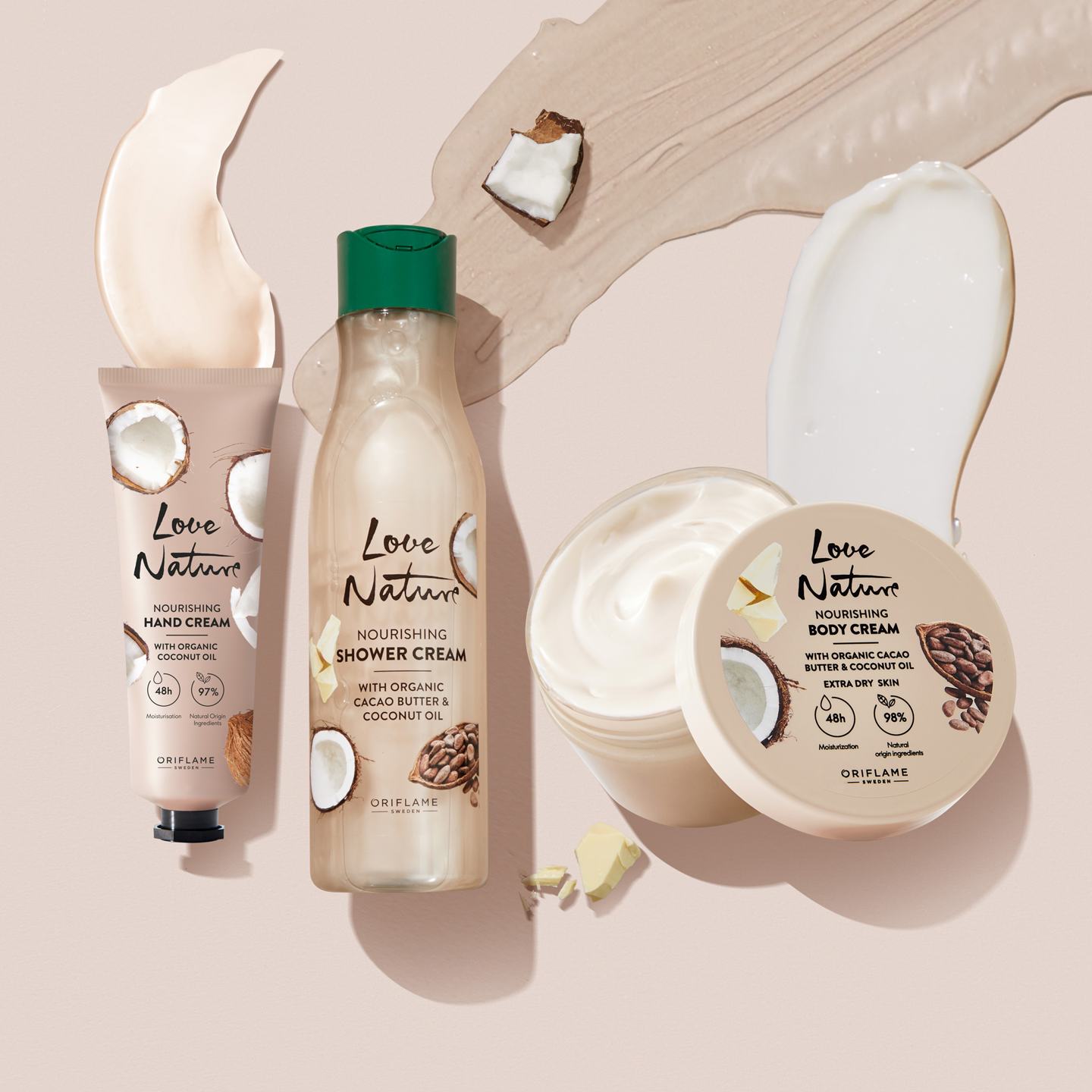 Nourishing Hand Cream with Organic Coconut Oil 45426